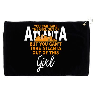 Funny Home Roots Atlanta Atlanta Girl Move From Atlanta Grommeted Golf Towel