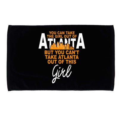 Funny Home Roots Atlanta Atlanta Girl Move From Atlanta Microfiber Hand Towel