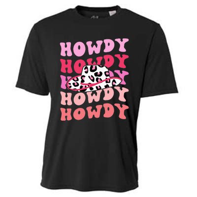 football howdy rodeo western hat sourn cowgirl  Cooling Performance Crew T-Shirt