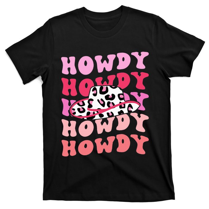 football howdy rodeo western hat sourn cowgirl  T-Shirt