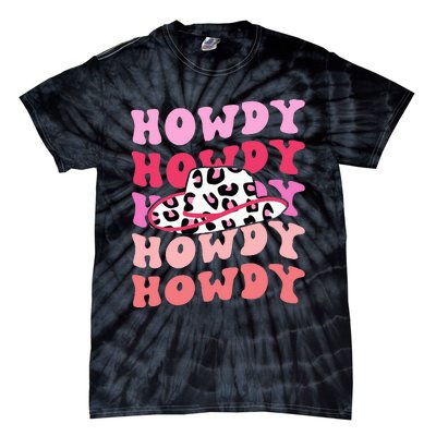 football howdy rodeo western hat sourn cowgirl  Tie-Dye T-Shirt