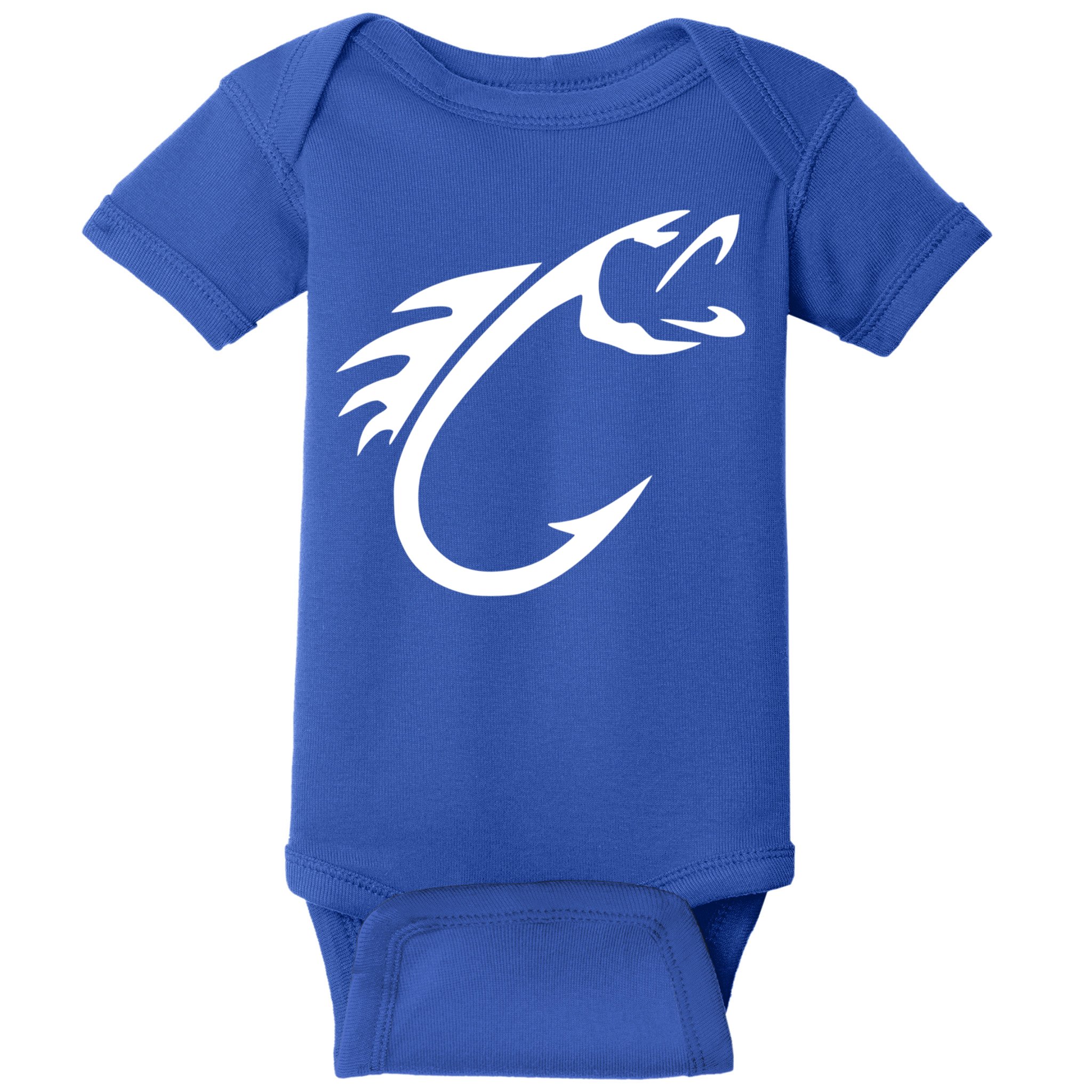 Fish Hook Reel Life Fishing Gift Cool Gift Baby Bodysuit