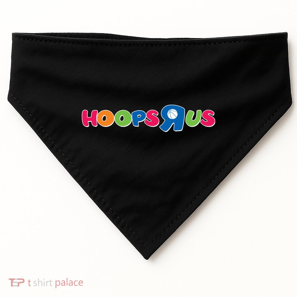 Funny Hoops R Us Basketball Fan USA-Made Doggie Bandana