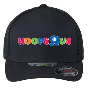 Funny Hoops R Us Basketball Fan Flexfit Unipanel Trucker Cap