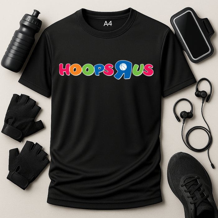 Funny Hoops R Us Basketball Fan Cooling Performance Crew T-Shirt