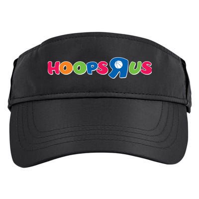 Funny Hoops R Us Basketball Fan Adult Drive Performance Visor