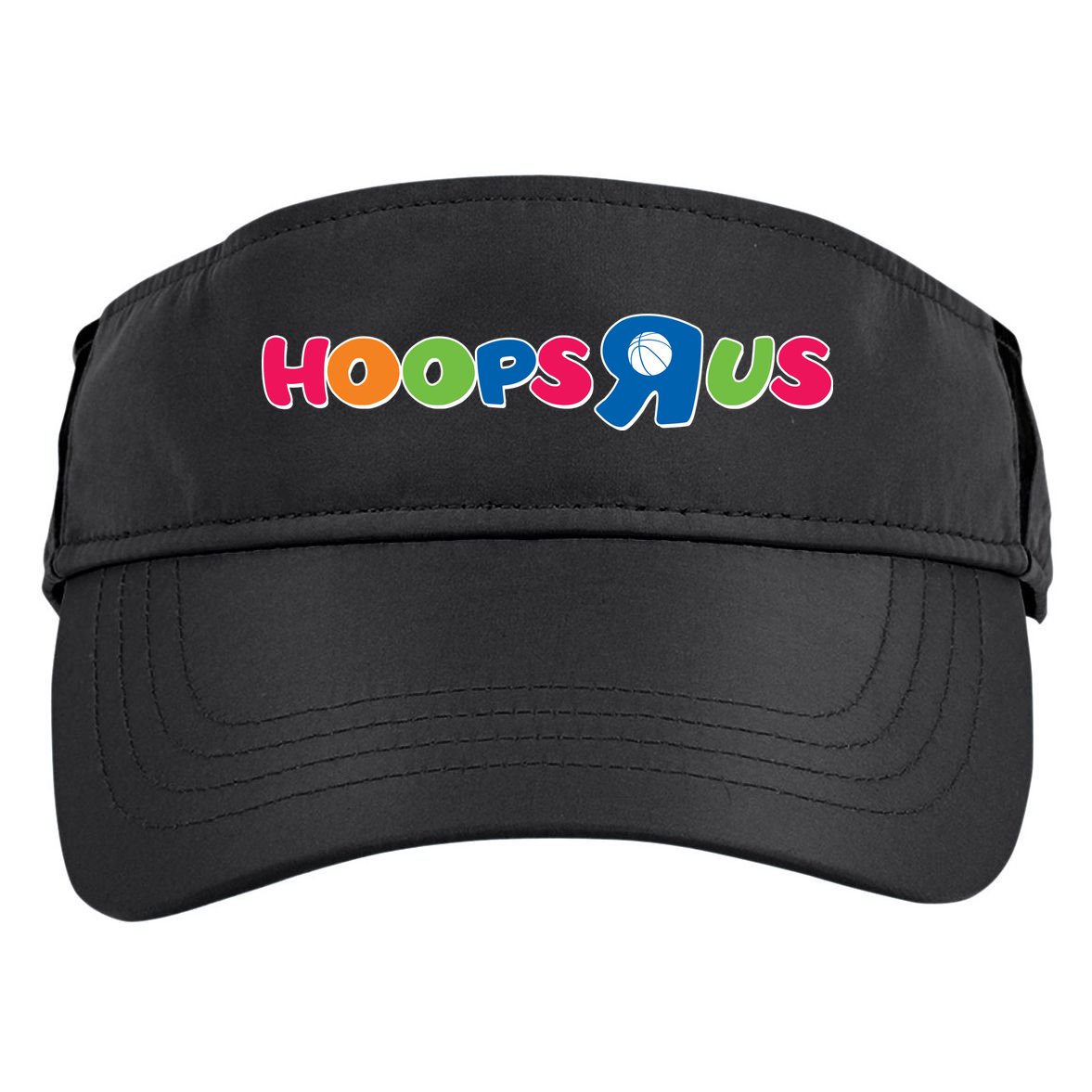 Funny Hoops R Us Basketball Fan Adult Drive Performance Visor