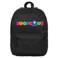 Funny Hoops R Us Basketball Fan 16 in Basic Backpack