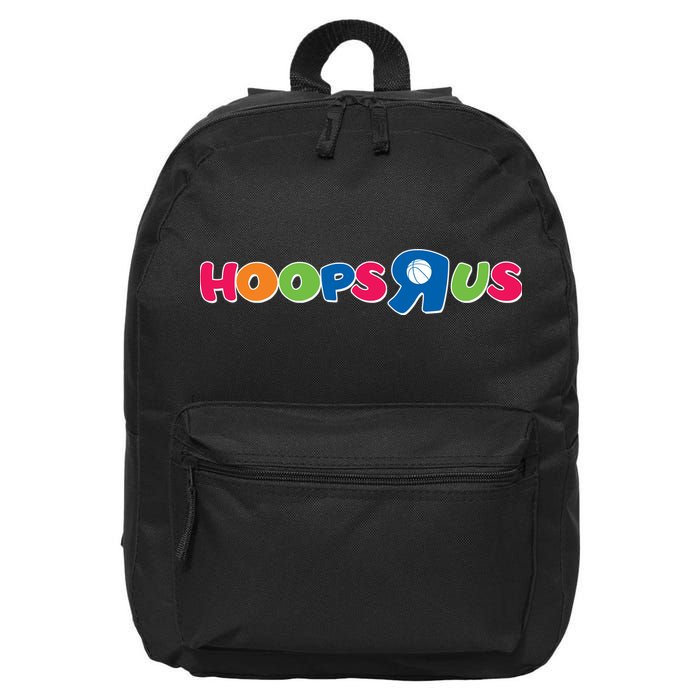 Funny Hoops R Us Basketball Fan 16 in Basic Backpack
