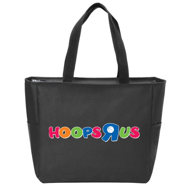 Funny Hoops R Us Basketball Fan Zip Tote Bag