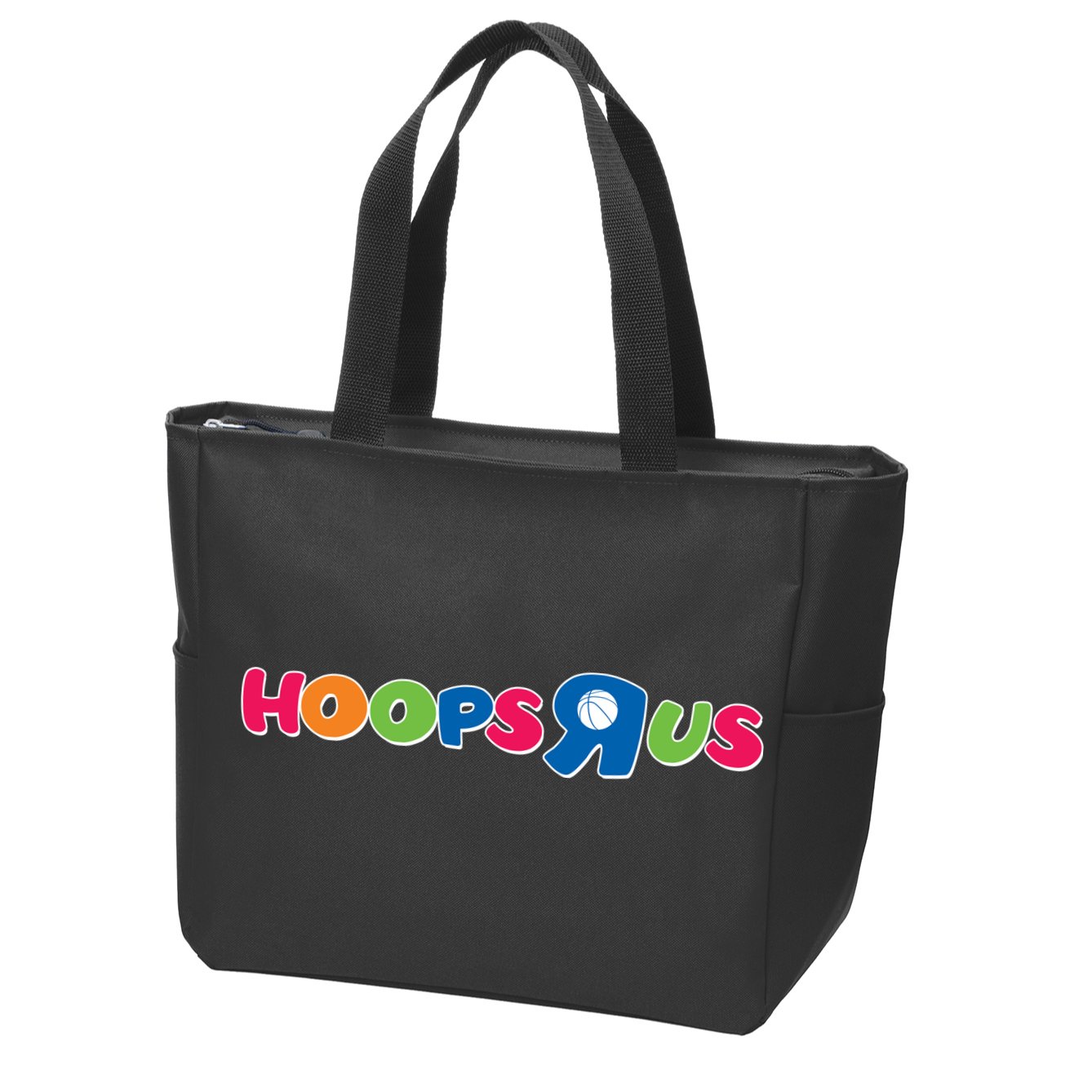 Funny Hoops R Us Basketball Fan Zip Tote Bag