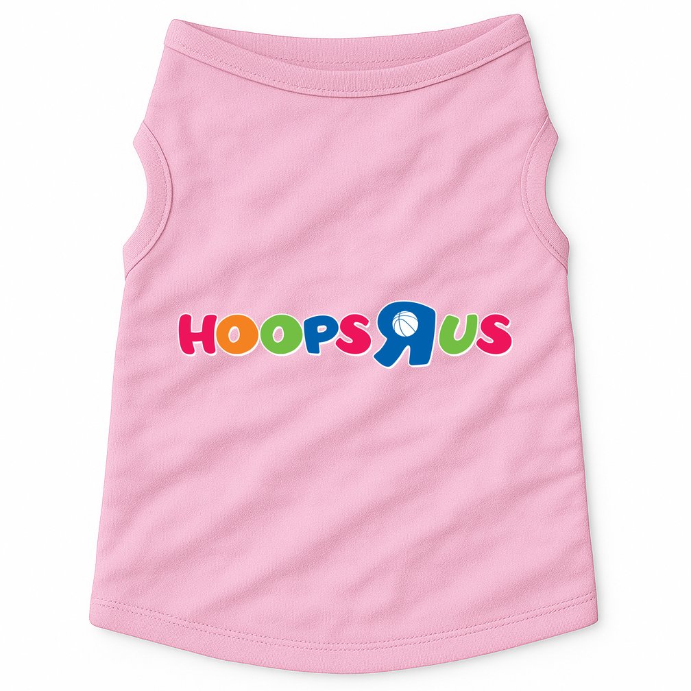 Funny Hoops R Us Basketball Fan Doggie Tank