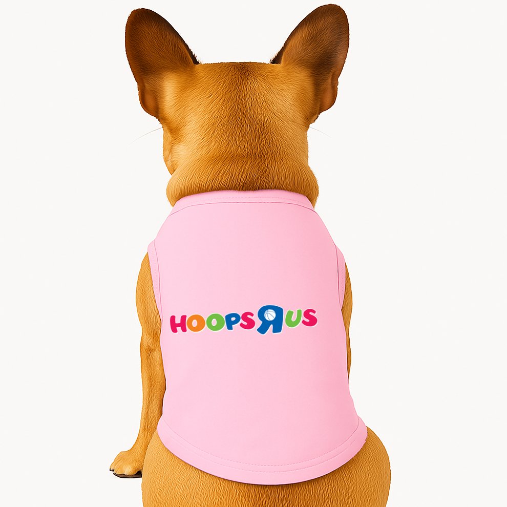 Funny Hoops R Us Basketball Fan Doggie Tank