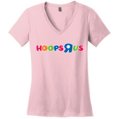 Funny Hoops R Us Basketball Fan Women's V-Neck T-Shirt