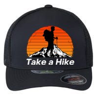 Funny Hiking, Social Distancing, Spend Time Hiking, Nature, Hike, Camping, Outsi Flexfit Unipanel Trucker Cap