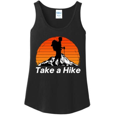 Funny Hiking, Social Distancing, Spend Time Hiking, Nature, Hike, Camping, Outsi Ladies Essential Tank