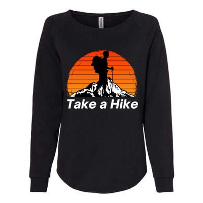 Funny Hiking, Social Distancing, Spend Time Hiking, Nature, Hike, Camping, Outsi Womens California Wash Sweatshirt