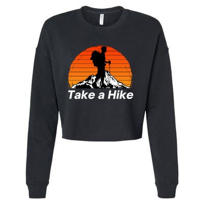 Funny Hiking, Social Distancing, Spend Time Hiking, Nature, Hike, Camping, Outsi Cropped Pullover Crew