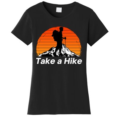 Funny Hiking, Social Distancing, Spend Time Hiking, Nature, Hike, Camping, Outsi Women's T-Shirt