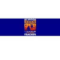 Funny Halloween School Teacher Costume 4Th Grade Teacher Great Gift Bumper Sticker