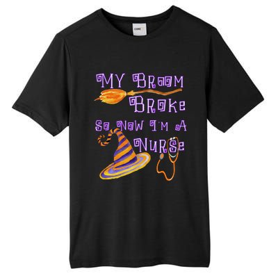 Funny Halloween Scrub Top For Nurses Gift Tall Fusion ChromaSoft Performance T-Shirt