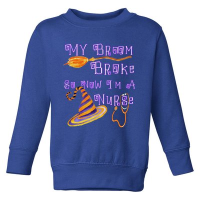 Funny Halloween Scrub Top For Nurses Gift Toddler Sweatshirt