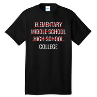 Funny High School Graduation College Bound Student Graduate Tall T-Shirt