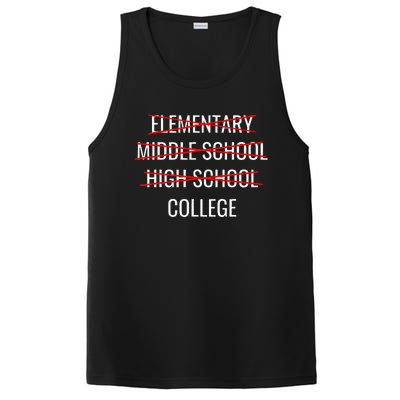 Funny High School Graduation College Bound Student Graduate PosiCharge Competitor Tank