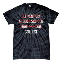 Funny High School Graduation College Bound Student Graduate Tie-Dye T-Shirt