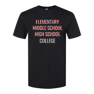 Funny High School Graduation College Bound Student Graduate Softstyle CVC T-Shirt