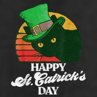 Funny Happy St CatrickS Day 80S St Patricks Cat Retro Cool Comfort Performance Bucket Hat