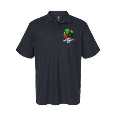 Funny Happy St CatrickS Day 80S St Patricks Cat Retro Polo
