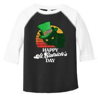 Funny Happy St CatrickS Day 80S St Patricks Cat Retro Toddler Fine Jersey T-Shirt