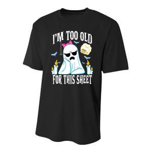 Funny Halloween Shirts For Ghost Face Costume Adult Youth Performance Sprint T-Shirt