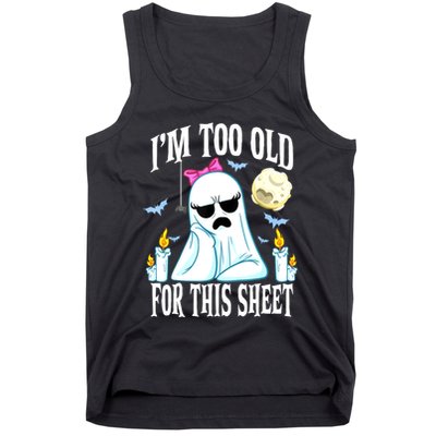 Funny Halloween Shirts For Ghost Face Costume Adult Tank Top
