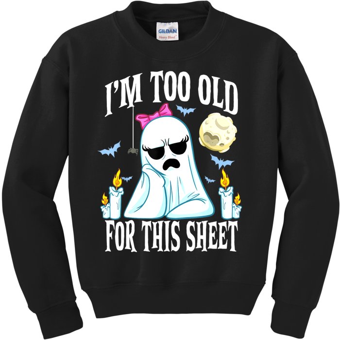 Funny Halloween Shirts For Ghost Face Costume Adult Kids Sweatshirt