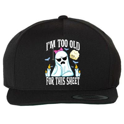 Funny Halloween Shirts For Ghost Face Costume Adult Wool Snapback Cap