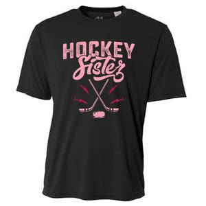 Funny Hockey Sister For Wo Girls Ice Hockey Player Lovers Cooling Performance Crew T-Shirt