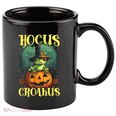 Frog Halloween Scary Toad Trick Or Treat Spooky Amphibian 11oz C Handle Ceramic Mug