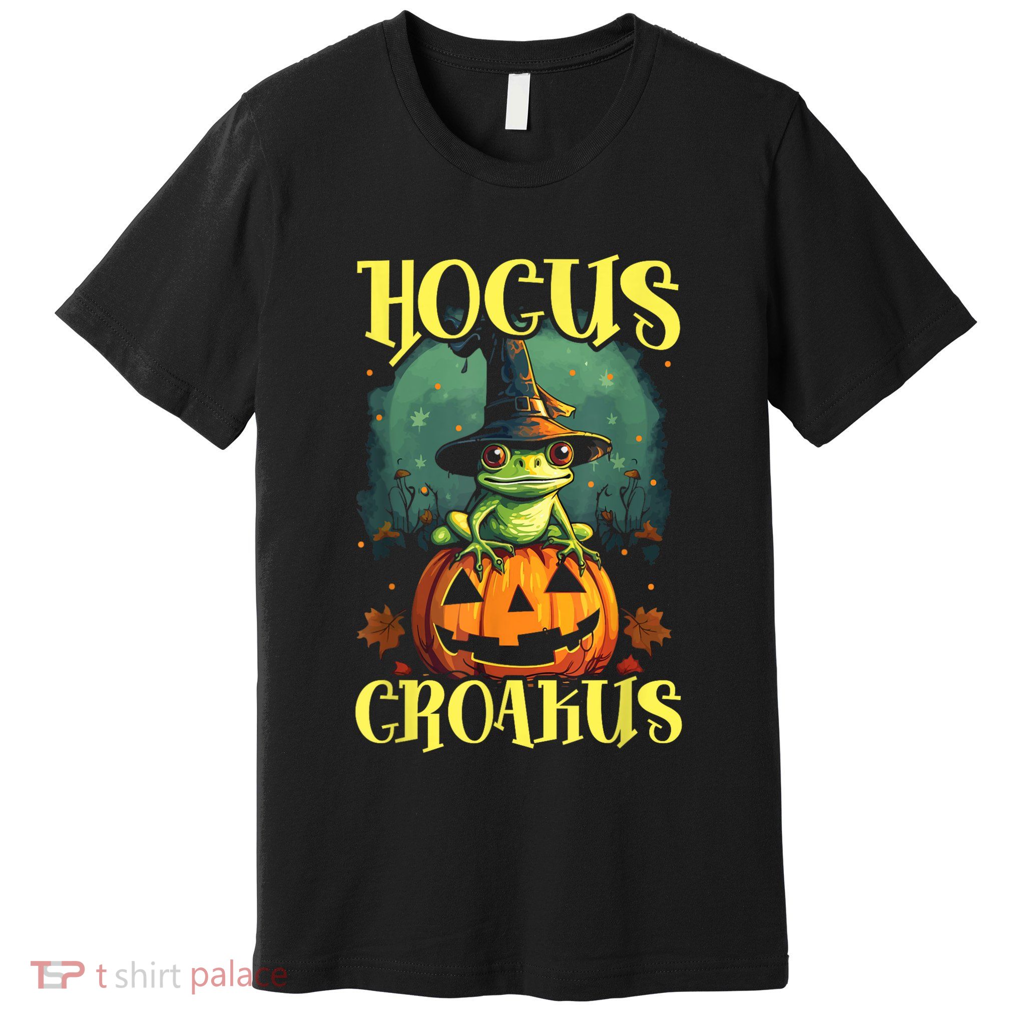 Frog Halloween Scary Toad Trick Or Treat Spooky Amphibian Premium T-Shirt