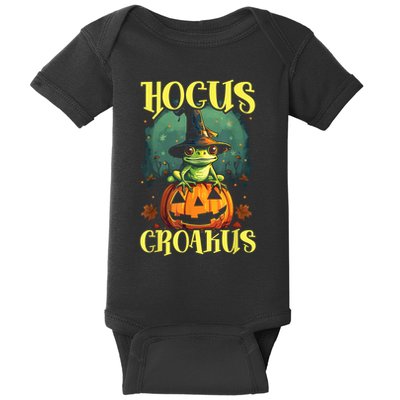Frog Halloween Scary Toad Trick Or Treat Spooky Amphibian Baby Bodysuit