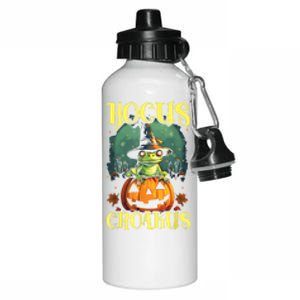 Frog Halloween Scary Toad Trick Or Treat Spooky Amphibian Aluminum Water Bottle