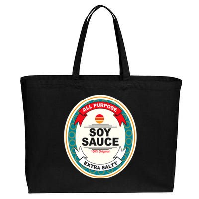 Funny Halloween Soy Sauce Funny Halloween Costume Women Cotton Canvas Jumbo Tote