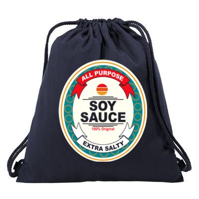 Funny Halloween Soy Sauce Funny Halloween Costume Women Drawstring Bag