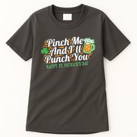 Funny Happy St Patrick's Day Pinch Me And I'll Punch You Tall T-Shirt