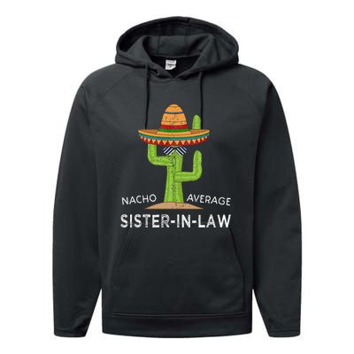 Fun Hilarious Saying Funny SisterInLaw Performance Fleece Hoodie