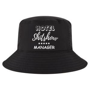 Funny Hotel Shit Show Manager Cool Comfort Performance Bucket Hat