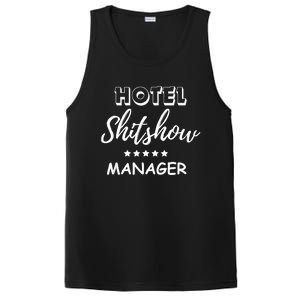 Funny Hotel Shit Show Manager PosiCharge Competitor Tank