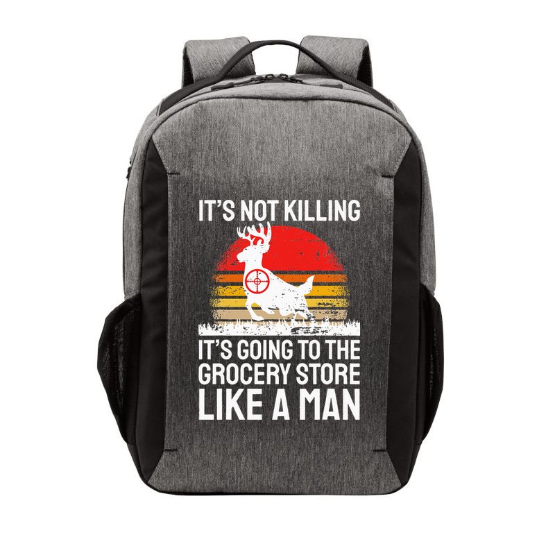 Funny Hunting Saying Deer Hunter I Grocery Store Vector Backpack