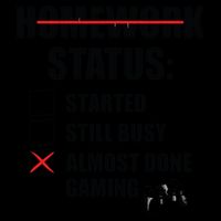 Funny Homework Status Still Busy Gaming Gamer Meme 16oz Travel Tumbler